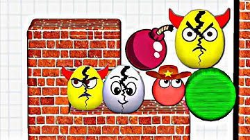 Hide Ball Logic puzzle Game / Draw To Smash Game / Level 9934 - 9956 Game / ASMR Gameplay 