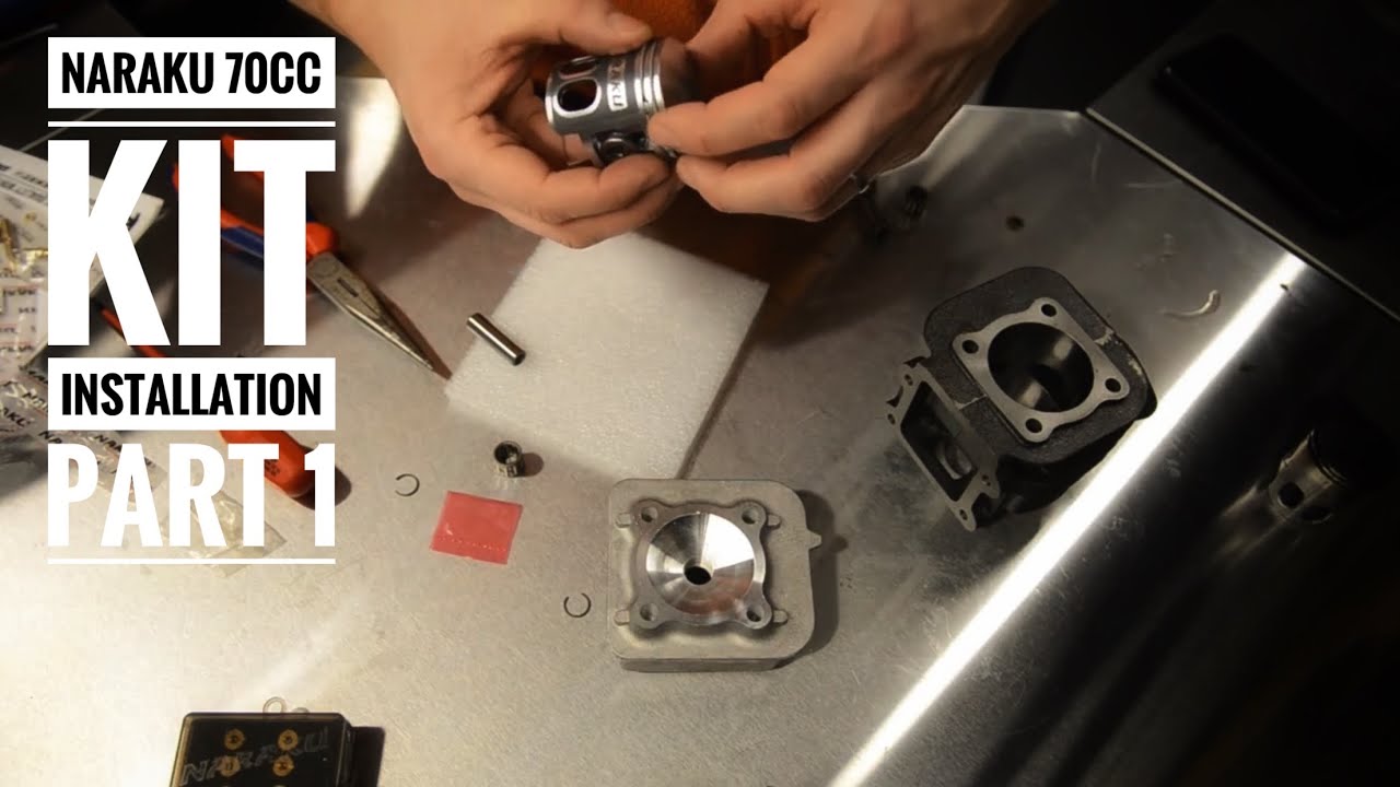 Naraku 70cc Kit installation part 1
