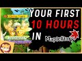 Your first 10 hours in maplestory guide  gms  reboot