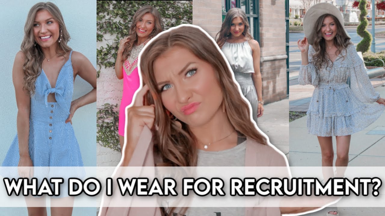 Sorority Recruitment Outfits | What to Wear, Try-On & Bishop & Young