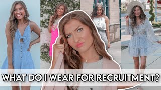 Sorority Recruitment Outfits | What to Wear, TryOn & Bishop & Young Haul | Recruitment Series Ep. 4