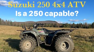 Suzuki Quadrunner 250 First Test Ride: Thought I Was Walking Home!