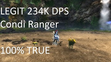 Gw2 [qT] Condi Ranger Benchmark LEGIT 234k DPS