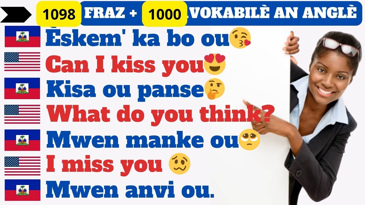 KOU ANGLÈ ONLINE 24/24 GRATIS -APRANN PALE ANGLAIS RAPID -ANN PALE ANGLÈ -APRANN PALE ANGLÈ FASIL