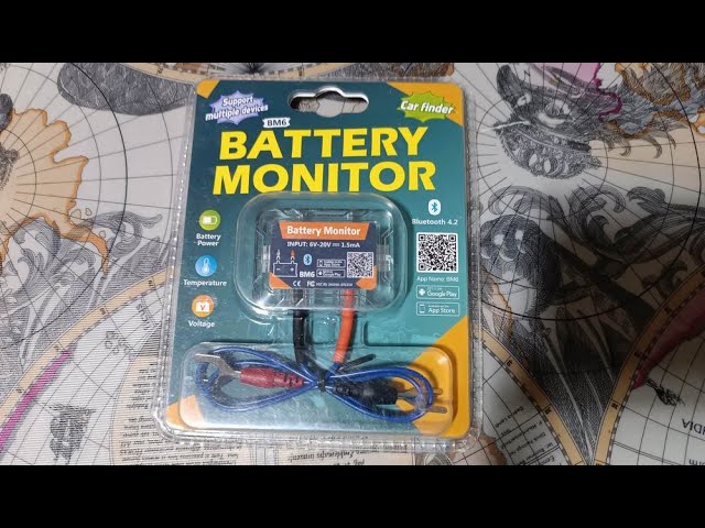 BM200 12V Batterietester Monitor Kfz Batterie Wächter mit Bluetooth  Analysator