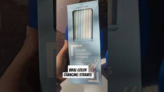 Viral Color-Changing Straws… But Do They Really Work? 🤔🎨.🍹👀 Watch till the end to see what happens!
