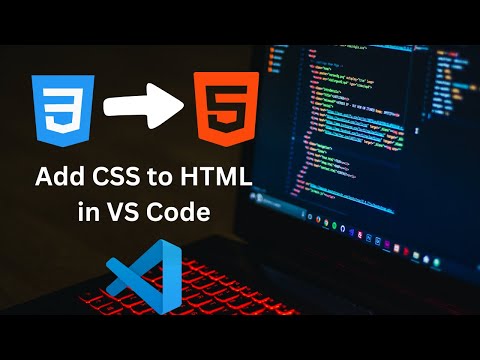 Easy way to add CSS file to a HTML document in VS Code