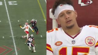 Patrick Mahomes HEATED After AWFUL Kadarious Toney DROP   Interception 😳