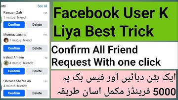 The Ultimate Facebook Hack: Accept All Friend Requests in One Click!