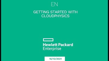 HPE - Getting started with CloudPhysics