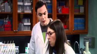Sheldon and Amy in the laboratory- the big bang theory S5x16