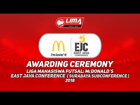 AWARDING LIMA Futsal : McDONALD'S EAST JAVA CONFERENCE (SURABAYA SUBCONFERENCE) 2018 mahasiswa umsu