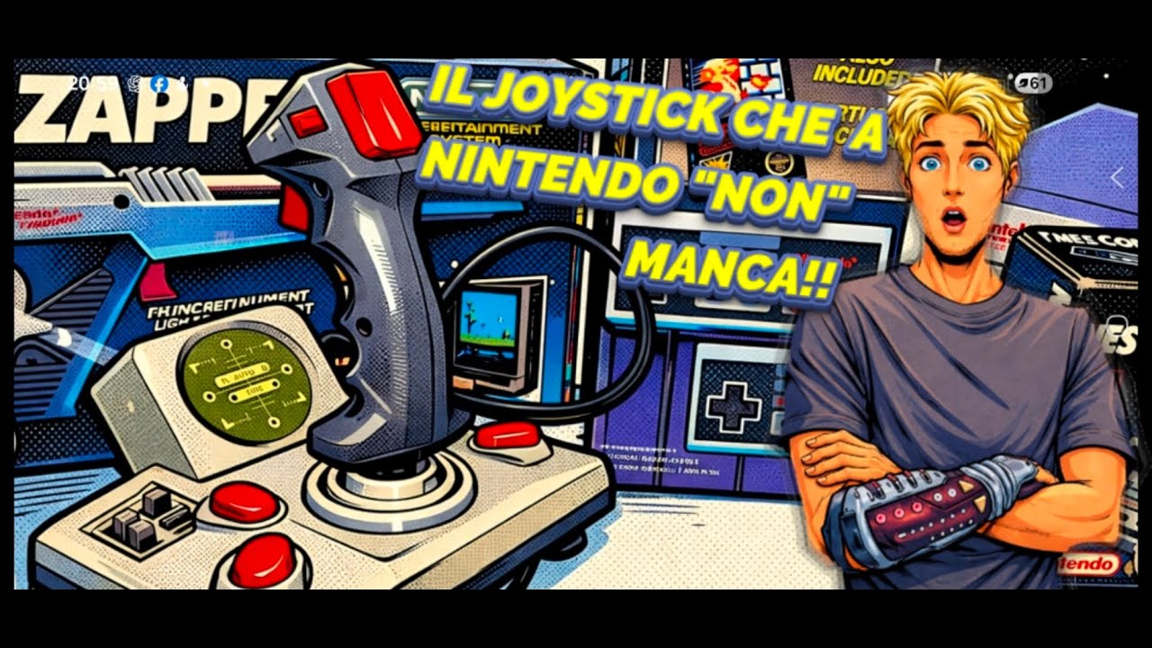 UN JOYSTICK MAI VISTO PER IL NES..PROVIAMOLO INSIEME!! #joystick #nintendo #gameplay #nes