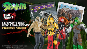 NEW Spawn Page Punchers™  3" Scale Figures, (2) 2 Packs w/Comic | Action Figure Showcase