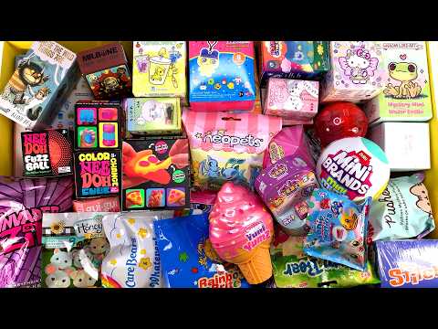 An hour of mystery bags ASMR NO TALKING Relaxing Unboxing Sounds