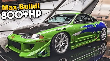 Forza Horizon 5 Car Customization - Paul Walker Mitsubishi Eclipse GSX Fast and Furious Build!