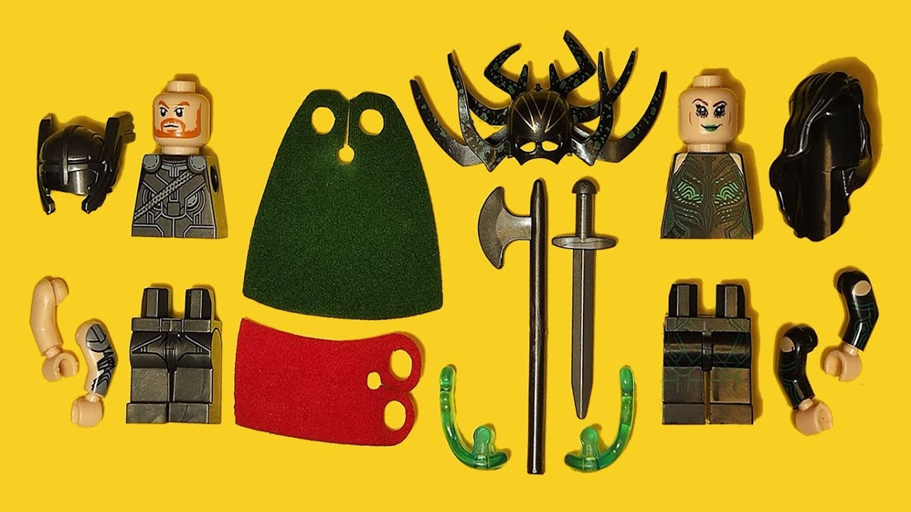 LEGO Thor: Ragnarok | Hela & Thor | Unofficial Minifigure | Marvel
