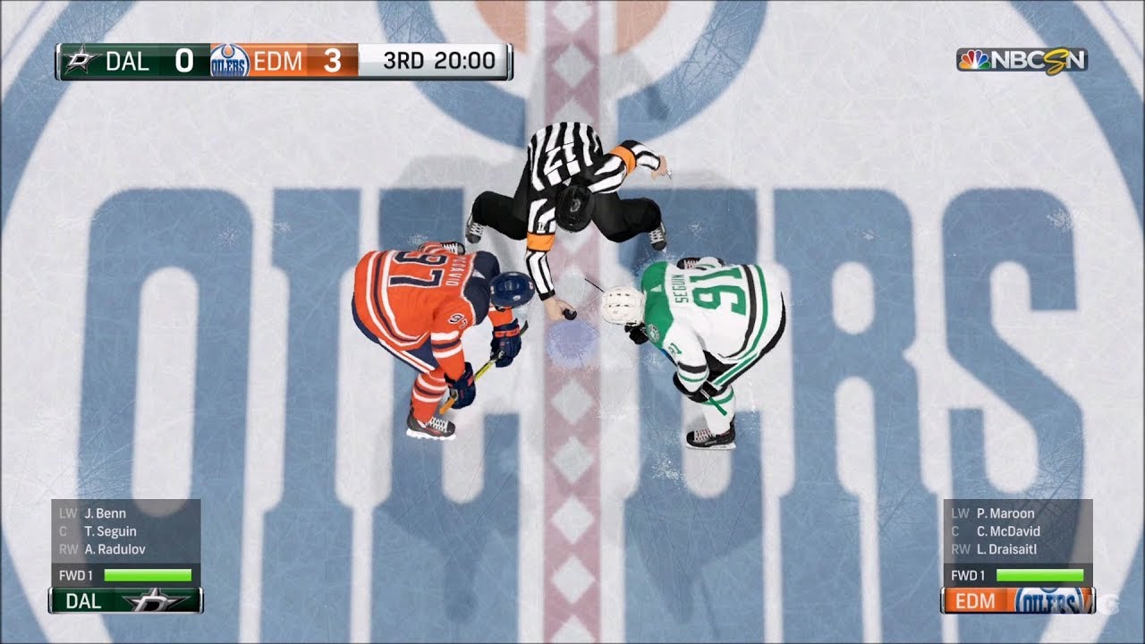 NHL 18 - Edmonton Oilers vs Dallas Stars - Gameplay (HD) [1080p60FPS ...
