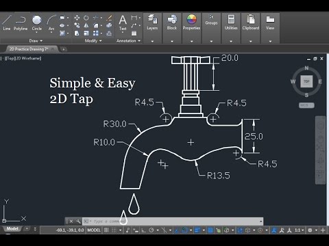 HOW TO MAKE A TAP-IN AUTOCAD? || QASIM SYED - YouTube