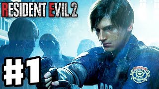 Resident Evil 2 Remake - Gameplay Walkthrough Part 1 - Leon Opening! Police Station!