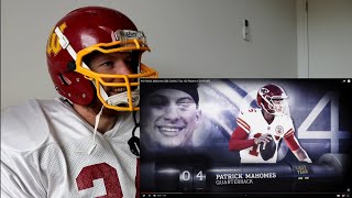 Rugby Player Reacts to PATRICK MAHOMES (QB, Chiefs) #4 The NFL's Top 100 Players of 2019!