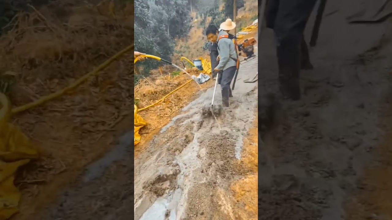 Does this method of mountain road repair meet operational standards?