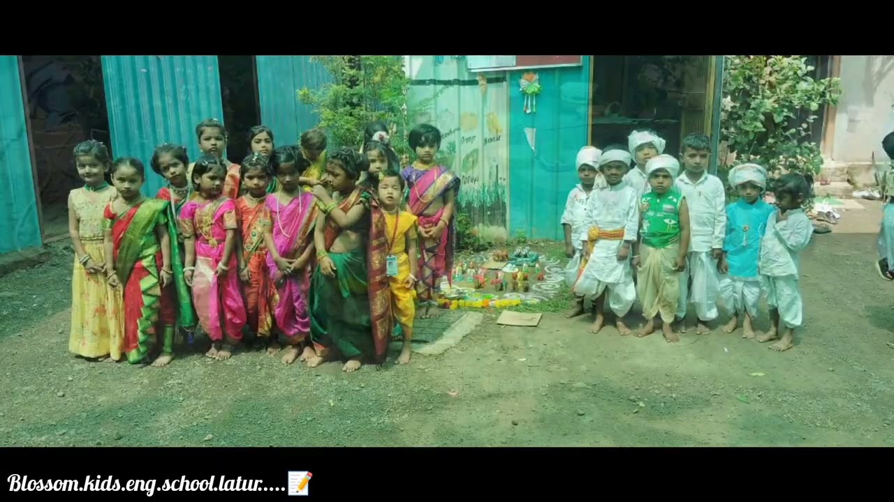 Tree plantation and bail pola Blossom kids english school latur 