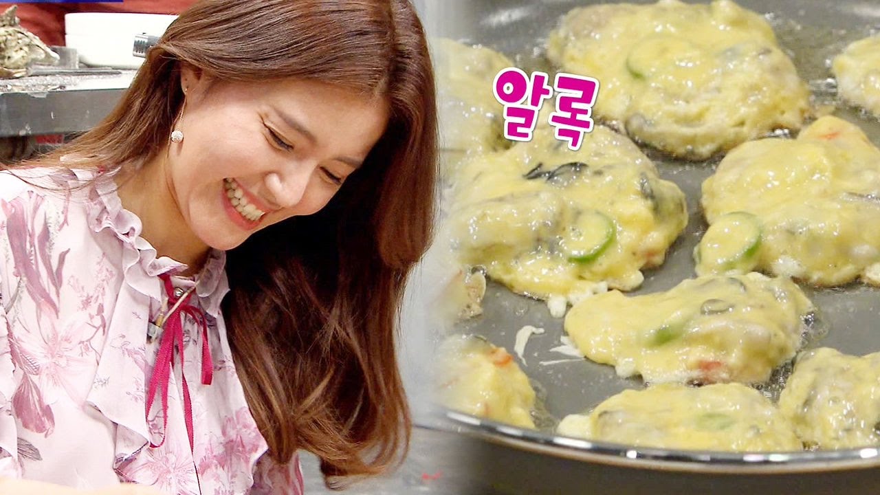 정시아, ‘9년 차 주부’ 내공이 돋보이는 굴전 부치기! @백종원의 3대 천왕 70회 20170128