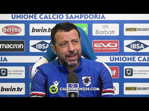 Conferenza stampa D'Aversa pre Sampdoria-Lazio: “Dobbiamo dar risposte dopo la sconfitta di Firenze”