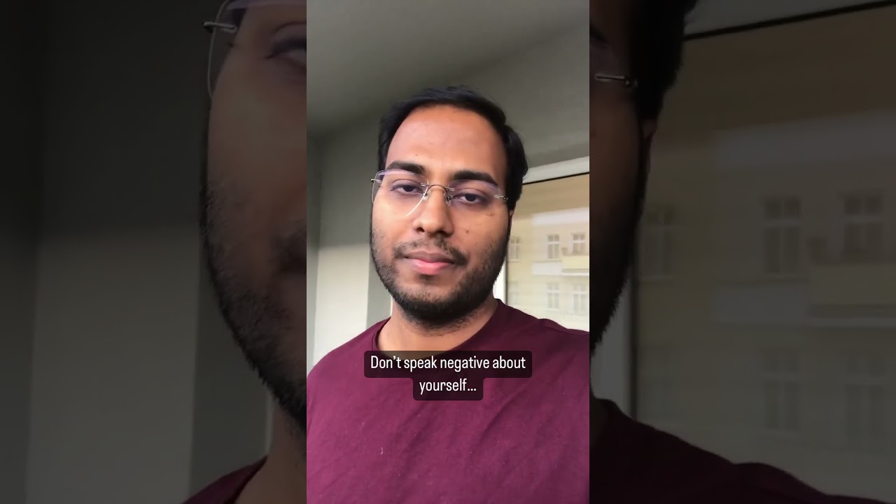 Always speak positive - Words effect Body and Mind - 