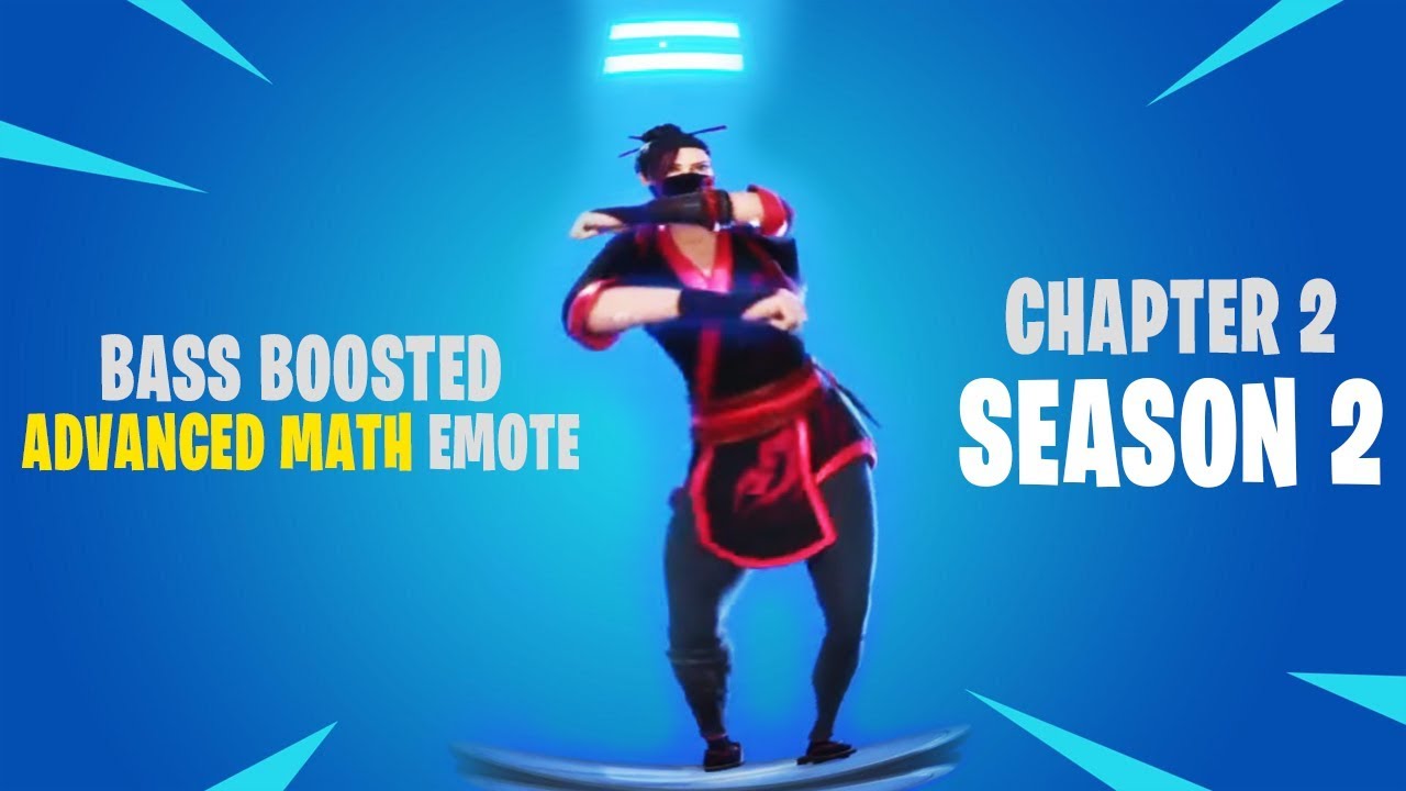 Advanced Math Dance Bass Boosted Sounds %300 Better! (1 Hour Emote ...