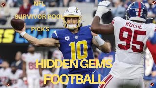 NFL Week 4 Survivor: Win Or Die