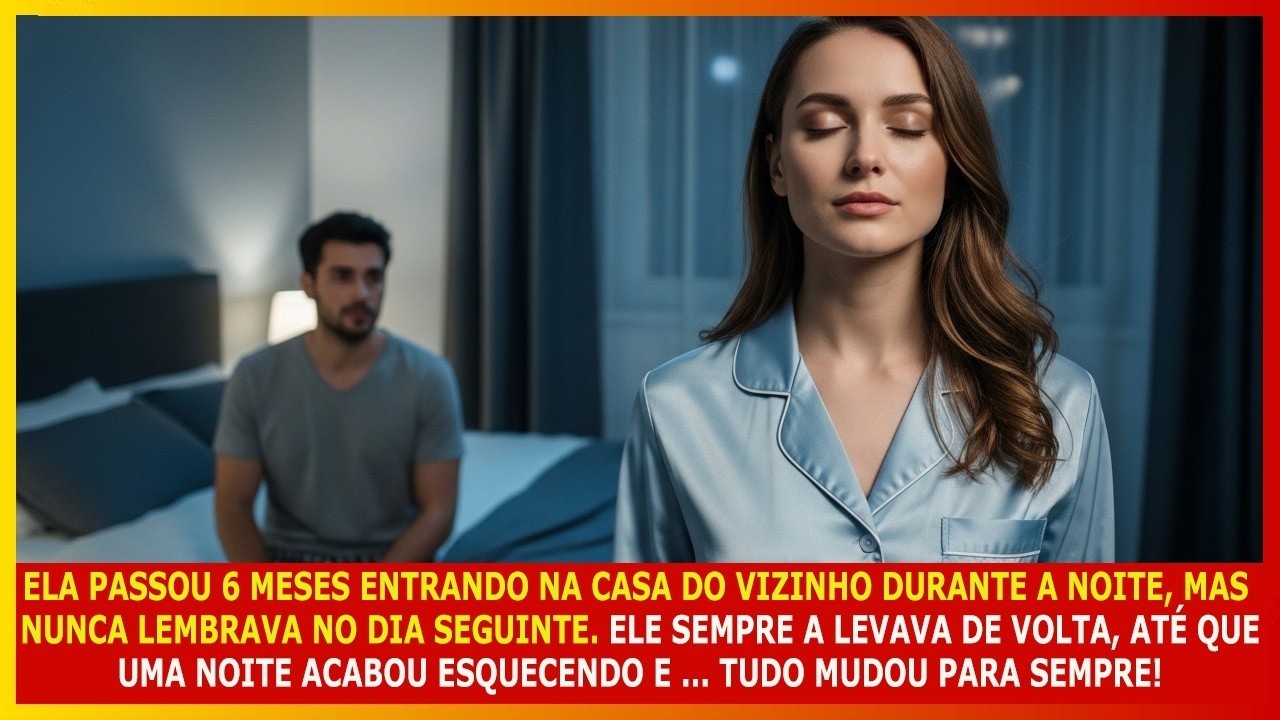 Ela Era SONÂMBULA e ia Para a Casa do Vizinho Toda Noite... Ele Guardou Segredo Por 6 Meses!