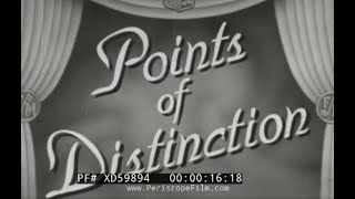 “POINTS OF DISTINCTION” PERMO PHONOGRAPH / RECORD PLAYER NEEDLE 1940s PROMO FILM   XD59894