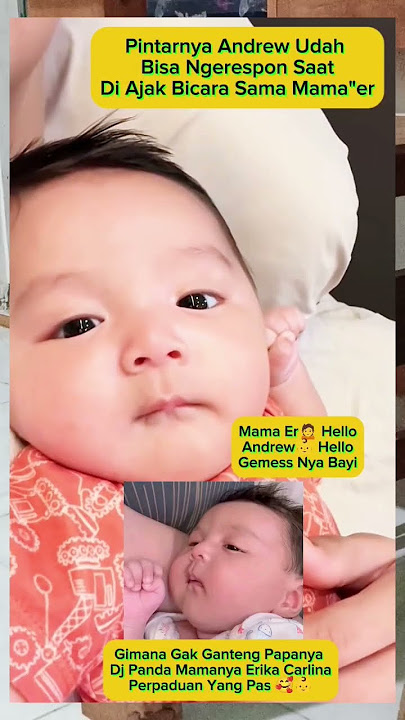 Andrew udah bisa bilqng hello🥰 #erikacarlina #djpanda #andrew #ftp #shortvideo #viral