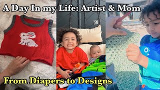 Balancing Mom Life  & Crochet: My Daily Routine