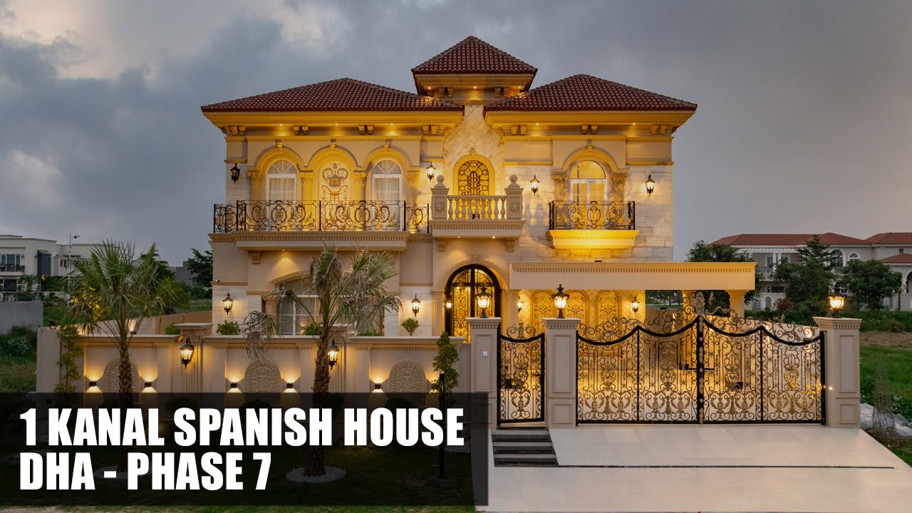 1 Kanal Spanish House for Sale by MMAD Sector R Phase 7 DHA, Lahore - Pakistan