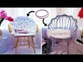 HOW TO MAKE ACCENT CHAIRS WITH HULA HOOPS !!!| 2019 HOME DECOR IDEAS!!!