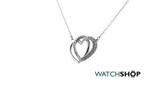 Swarovski Jewellery Jewellery Ladies' Rhodium Plated Dear Double Heart Necklace (5345475)