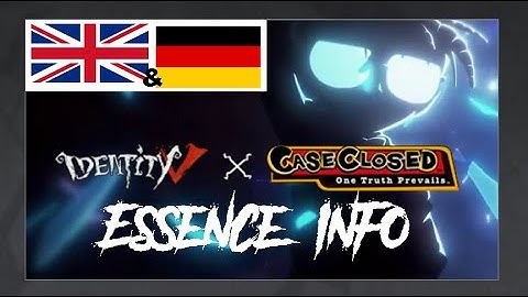 Identity V x Detective Conan (Case Closed) Crossover | INFO in English and German