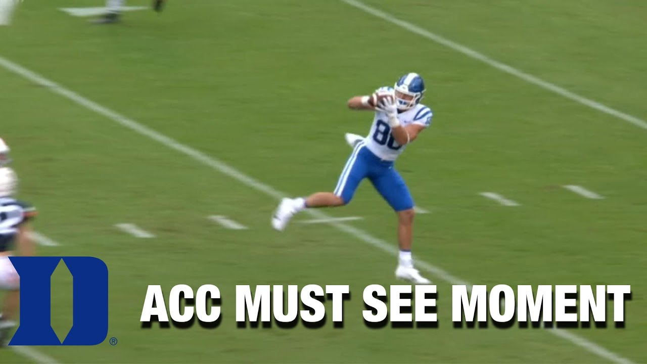 Duke QB Chase Brice Hits TE Jake Marwede For 55-YD TD