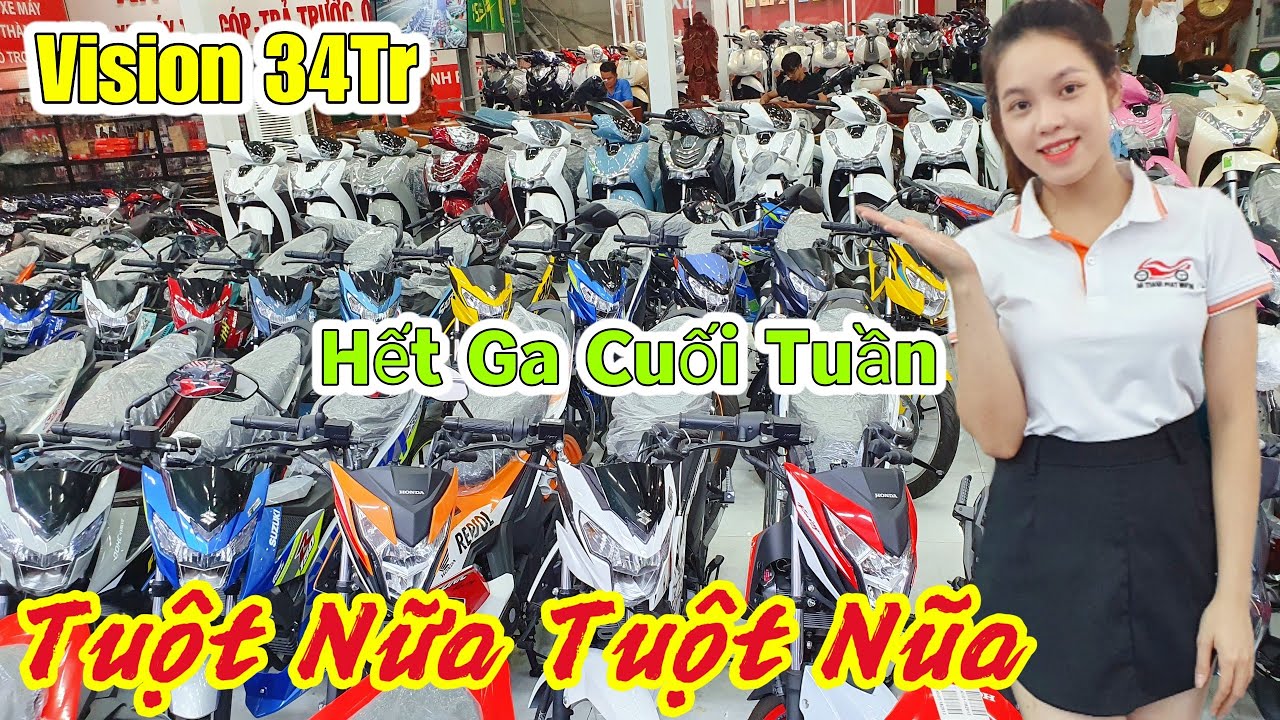 Lại Tuột Giá Nặng Vision 34Tr Winner 36Tr Mio 29Tr... - youtube