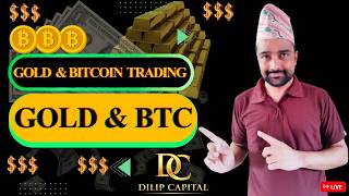 XAUUSD &amp; BTCUSD Live Analysis | Real-Time Price Action