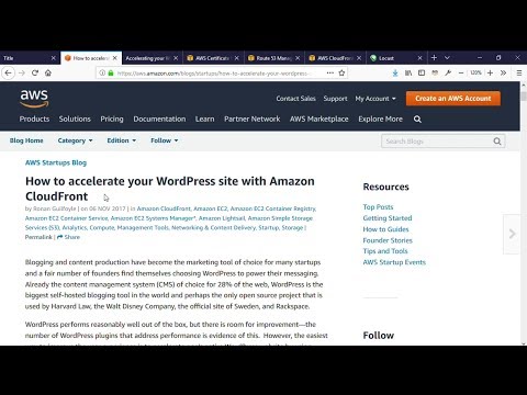 فيديو: كيف أستخدم WordPress Cloudfront؟