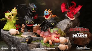 Beast Kingdom/MEA-072 How to train your dragon series Blind box set (6 pcs