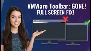 How to ENTIRELY hide the VMware Toolbar while in Fullscreen Mode
