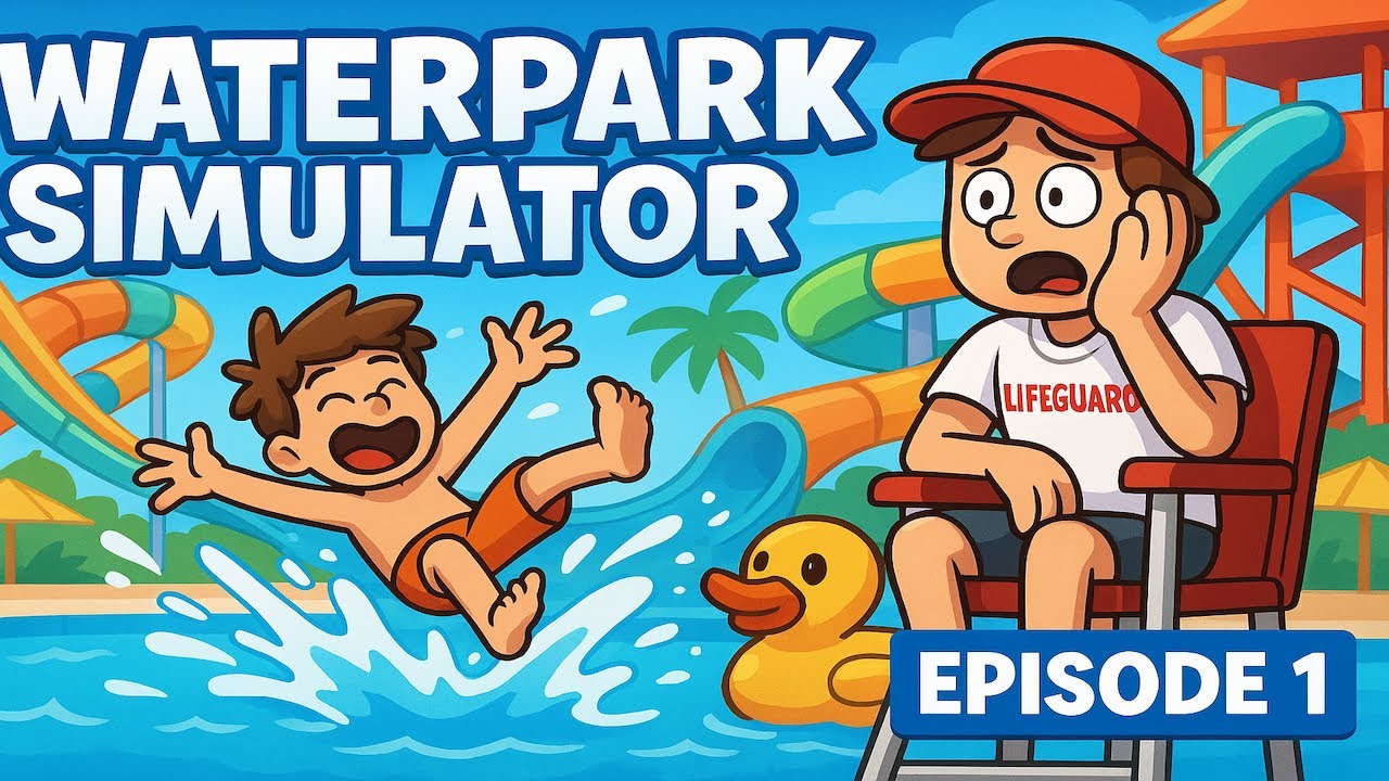 I opened my own Waterpark - Waterpark Simulator EP: 1