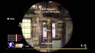 WaW CRAZY Quad Headshot Feed!