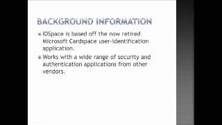 Idspace The End Of Usernames And Passwords