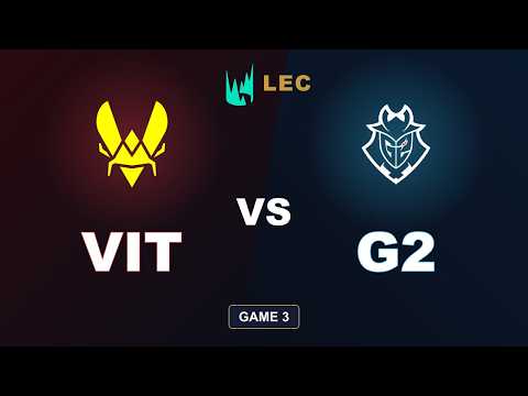 Team Vitality vs G2 Esports – Game 3 HIGHLIGHTS 🔥 | LEC Playoffs 2026